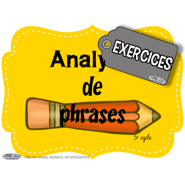Phrase - Analyse de phrases